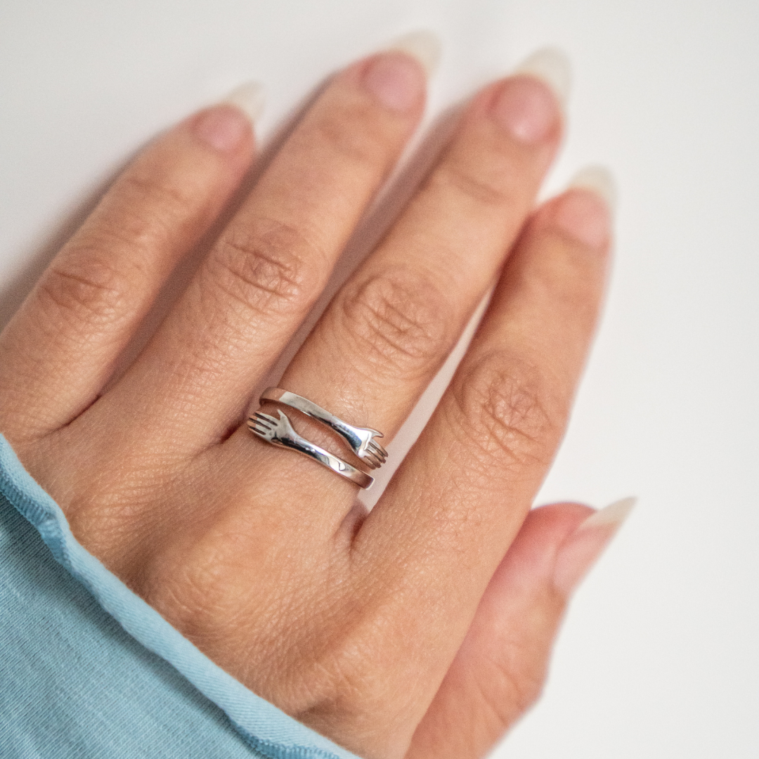 Anillo Abrazo Brillante