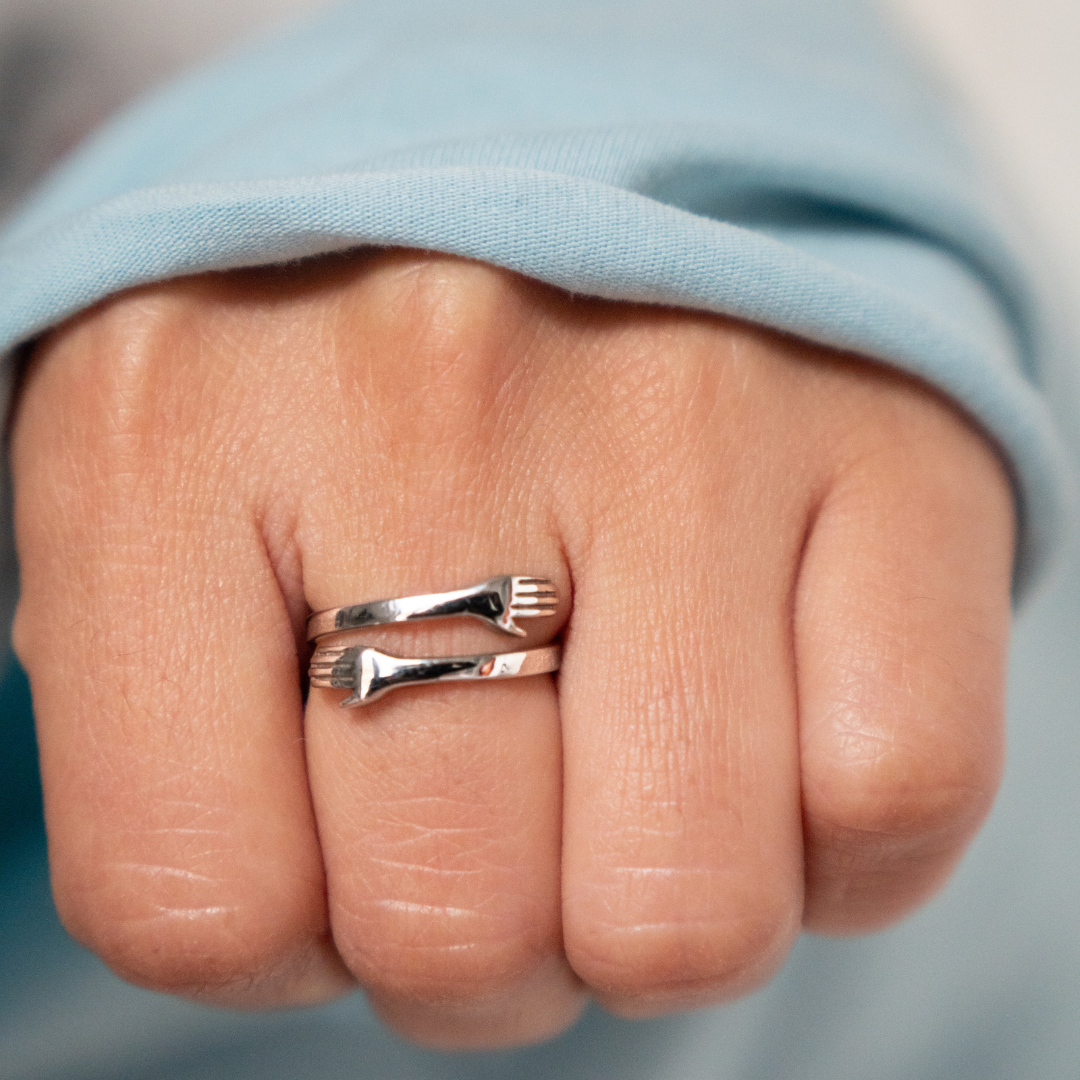 Anillo Abrazo Brillante
