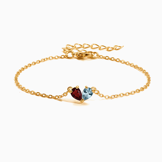 Pulsera Dos Corazones – Nuestro Vínculo