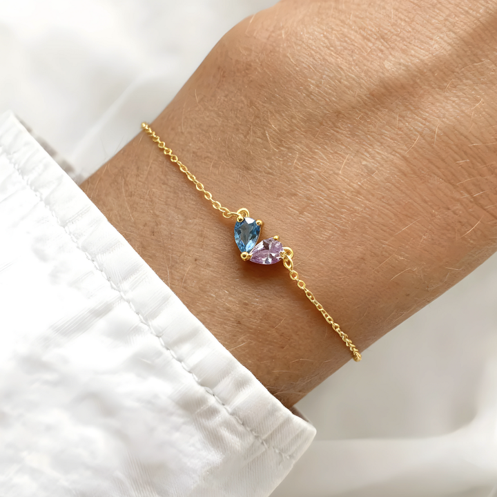 Pulsera Dos Corazones – Nuestro Vínculo