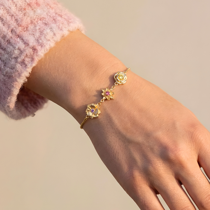 Pulsera Flores de Vida - Personalizable