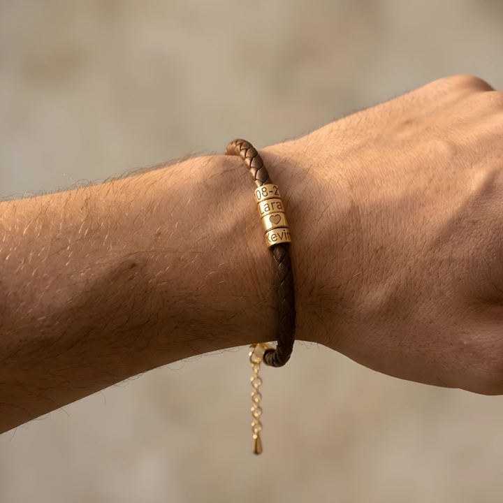 Pulsera El Mejor Papá- Personalizable