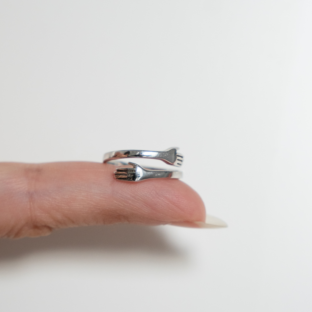 Anillo Abrazo Brillante