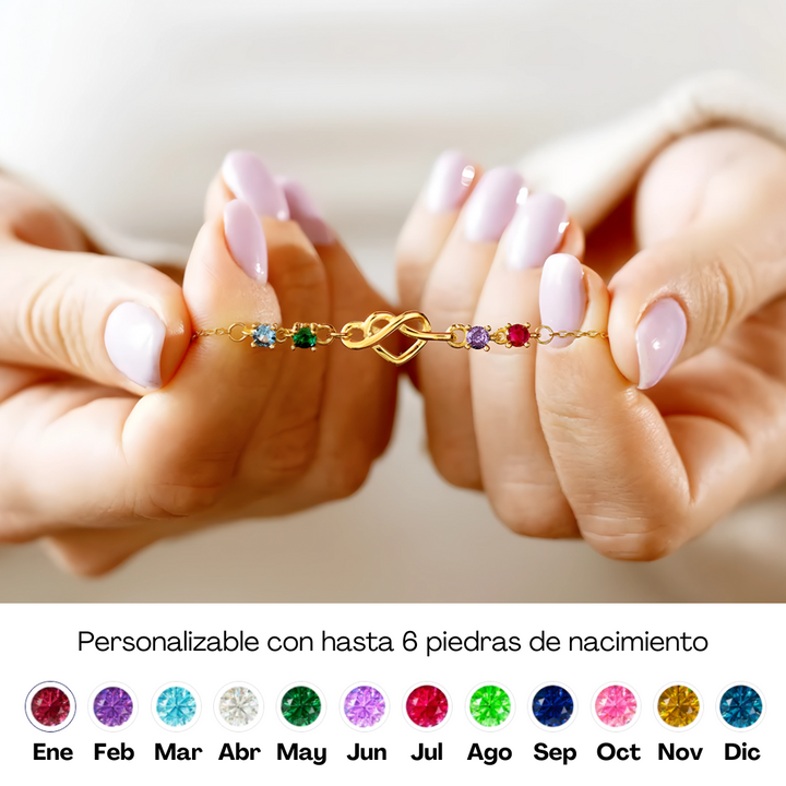 Pulsera Lazo Eterno - Personalizable